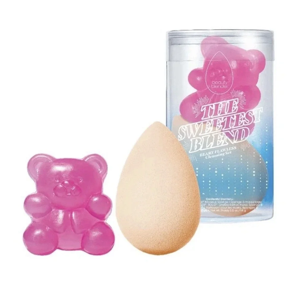 Beauty Blender The Sweetest Blend Sponge & Gummy Bear Cleansing Soap Set NEW!